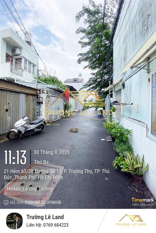 Kẹt tiền cần bán gấp căn nhà trọ đường 11, đang thu nhập 6tr/ tháng. dt 102m2 ngang 6m, shr.