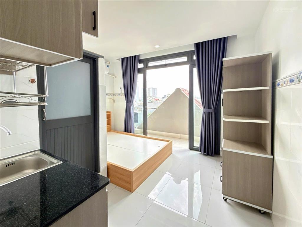 Căn hộ studio ban công thoáng sẵn nội thất ngay bình trị đông dọn vào ở ngay giá từ 3tr8
