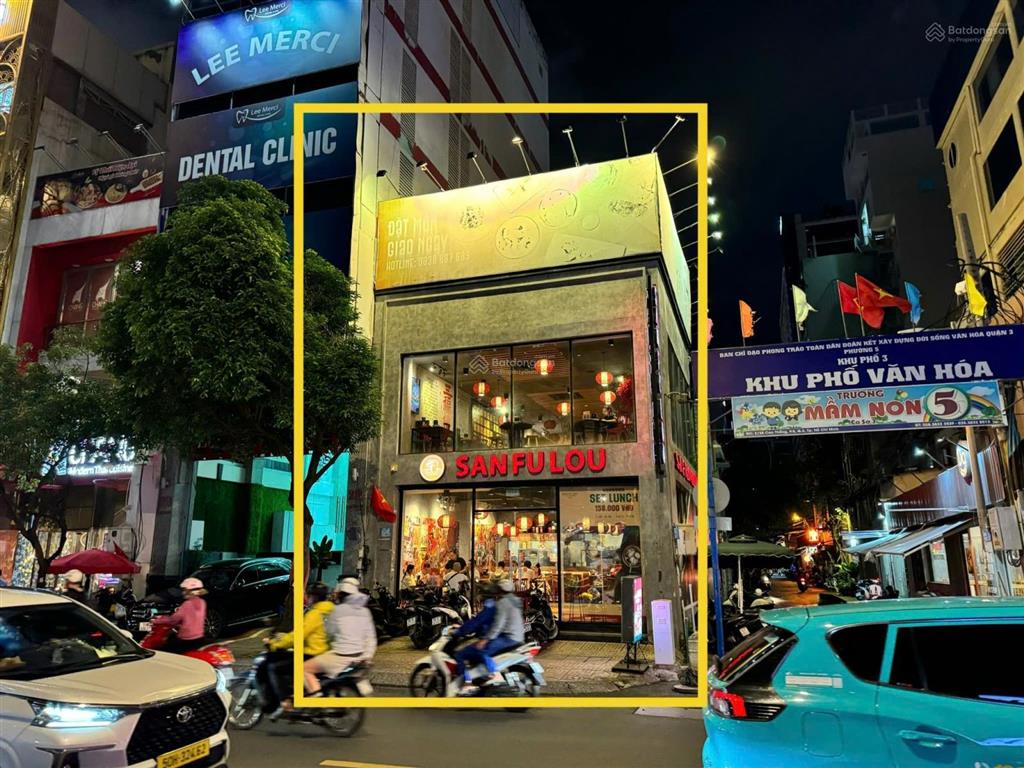 Siêu vip! góc 2 mặt tiền đường cao thắng, phường võ thị sáu, quận 3