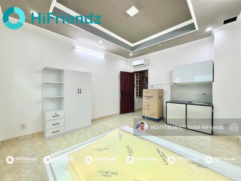 Chdv mới xây, full nt mới 100%, máy nước nóng, cửa sổ trời ngay aeon mall bình tân, khu tên lửa,...
