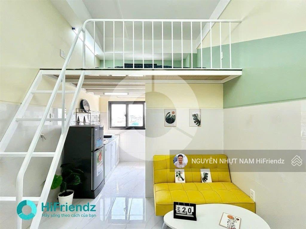 Chung cư mini có gác, máy giặt riêng, thang máy, bảo vệ gần đầm sen, lotte lê đại hành giáp quận 11