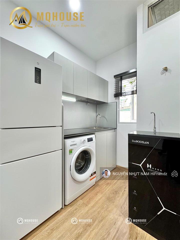 Chung cư mini 2pn full nội thất mới xây, đầy đủ tiện nghi, có máy giặt riêng ngay đầm sen, văn hiến