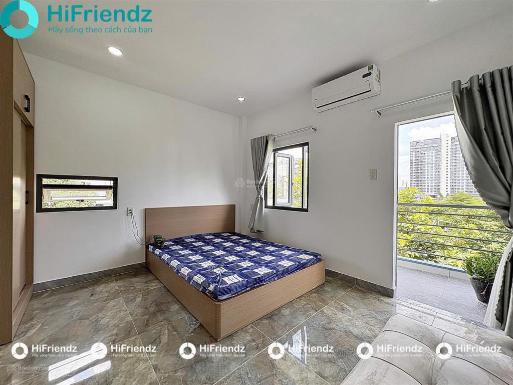Studio ban công, máy giặt riêng, đậu được oto gần mai chí thọ thủ thiêm cam kết hình thật zá thật
