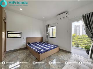 Studio ban công, máy giặt riêng, đậu được oto gần mai chí thọ thủ thiêm cam kết hình thật zá thật