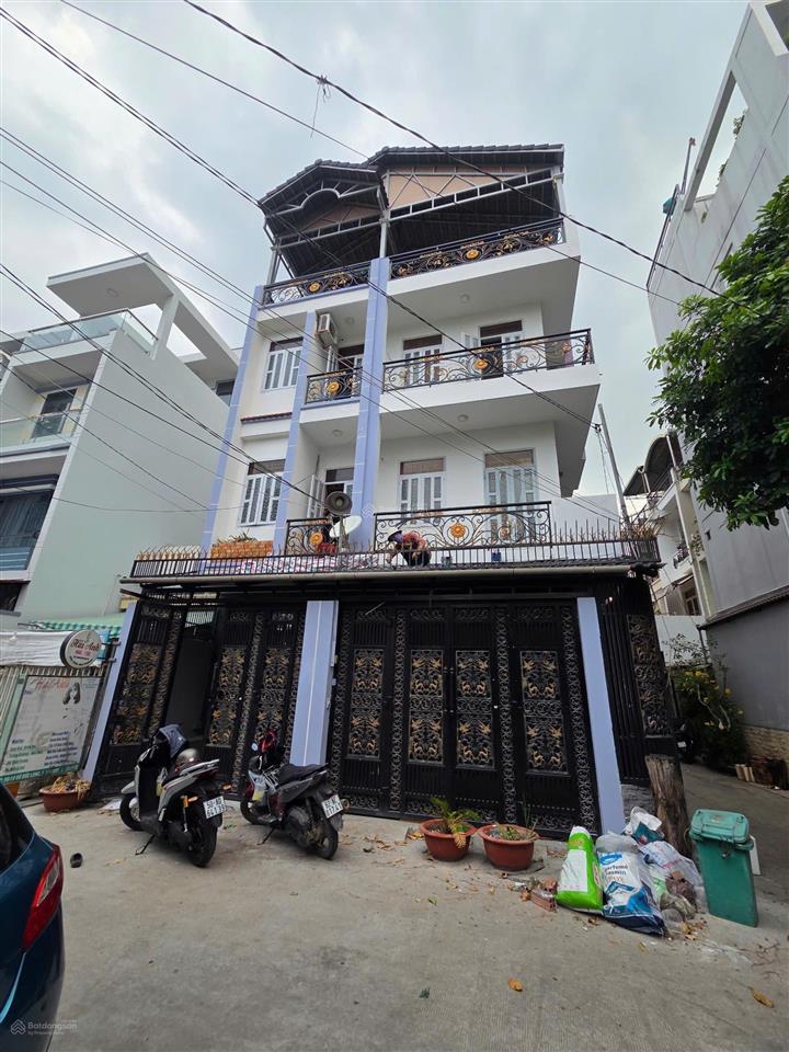 Cho thuê nhà 8x15m 4 tầng  hẻm 10m độc lập  tân hương  gần tan sơn nhì