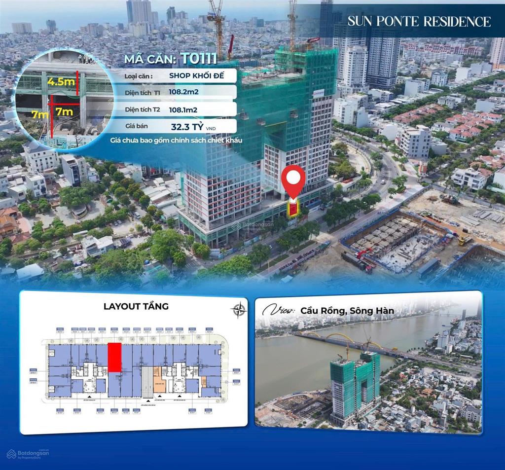 Cơ hội sở hữu shophouse khối đế hiếm có tại sun cosmo residence  sở hữu lâu dài