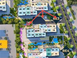 Siêu rẻ căn 1pn 2 ban công 43m2 giá 2,9 tỷ tầng đẹp view thoáng  phân khu cao cấp beverly