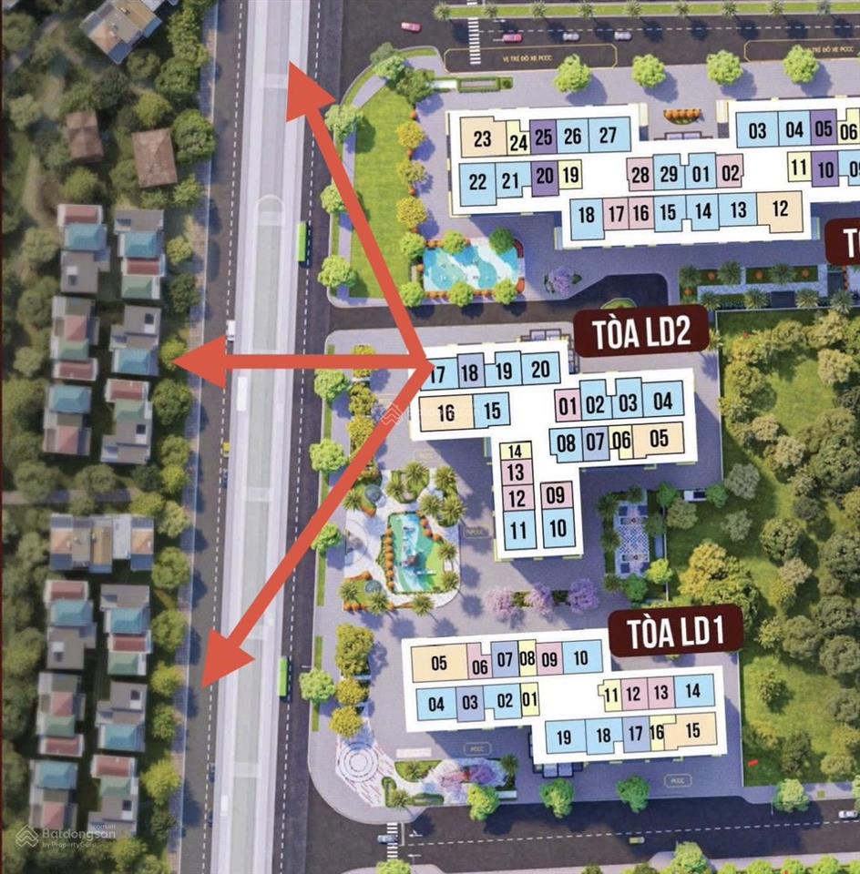 Căn góc 2pn 64m2 chỉ 58 triệu/m| giá tốt london ocean park