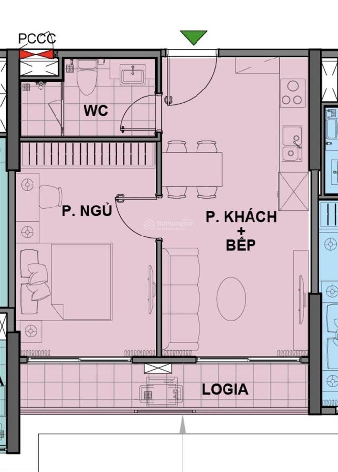 Cắt lỗ 350tr 1pn beverly 43m² chỉ 2,6 tỷ  nhận nhà ở ngay