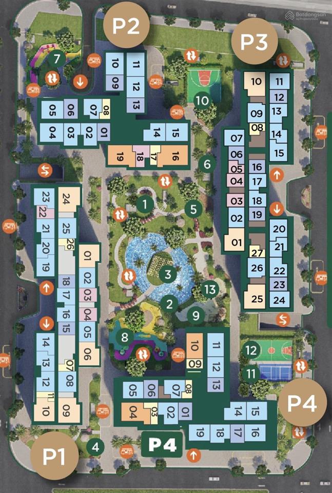 Pavilion p2 3pn2wc 83 giá 4,75 tỷ | 57tr/m2 | tầng trung view thoáng giá tốt hướng mát
