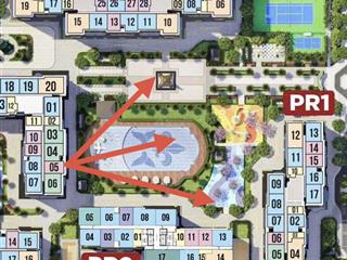Bán nhanh căn 1pn+1 54,5m/ đông nam/ view bể bơi infinity giá 3,25 tỷ net  phân khu paris