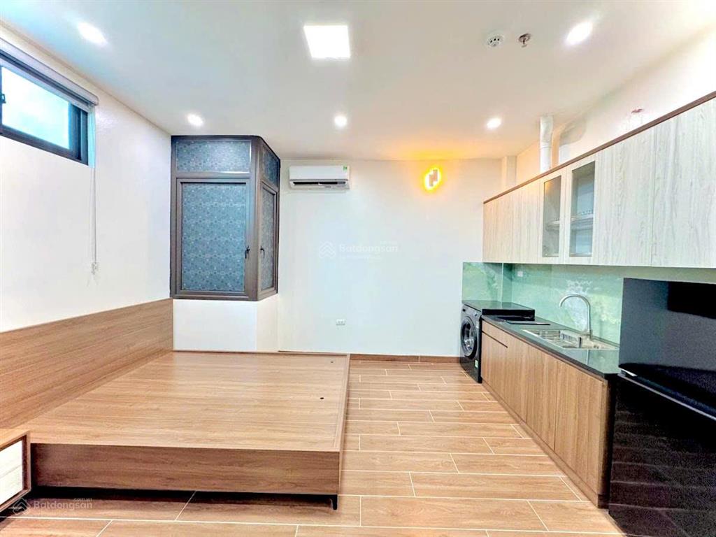 Tòa chdv khương đình, 79m²*7t*18pkk, mặt ngõ thông, vf3 đỗ cửa, 2 thoáng, thang máy, đủ pccc, gpxd