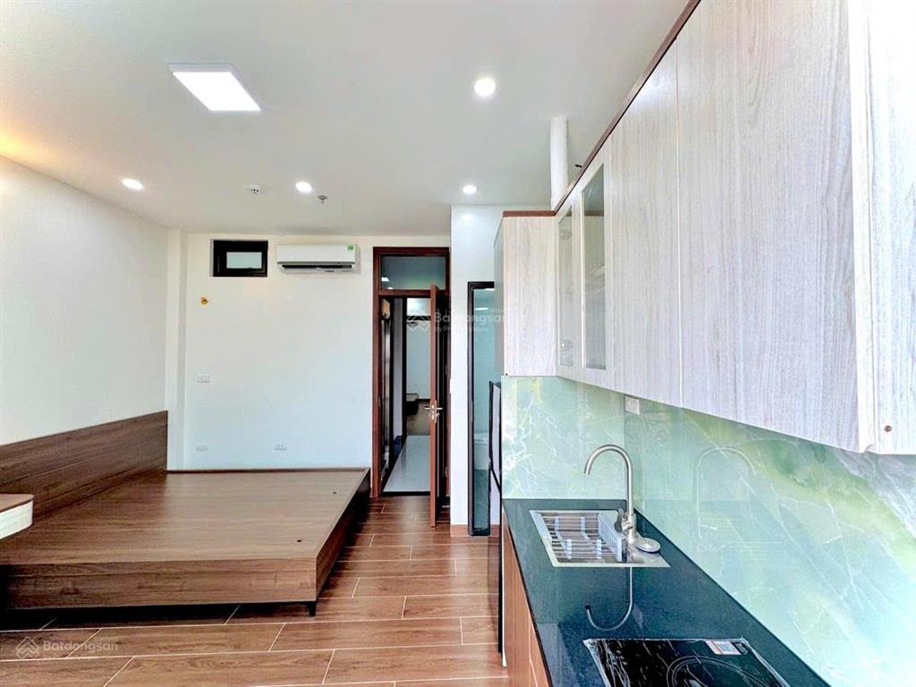 Tòa chdv khương đình, 79m²*7t*18pkk, mặt ngõ thông, vf3 đỗ cửa, 2 thoáng, thang máy, đủ pccc, gpxd