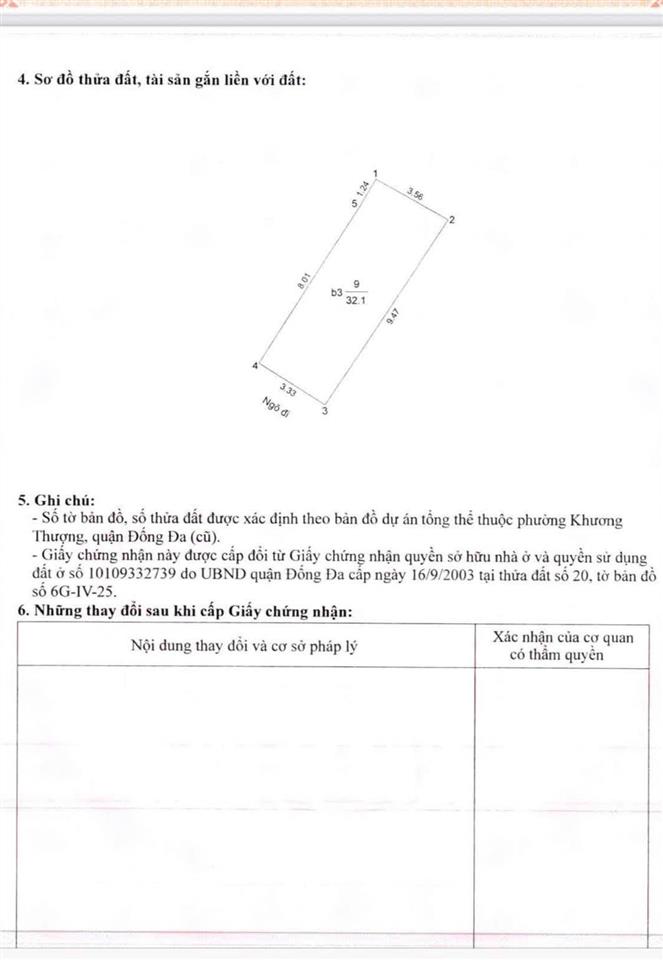Chính chủ cần bán nhà 119 ngõ 580 trường chinh. 37m  4 tầng, nhỉnh 8 tỷ