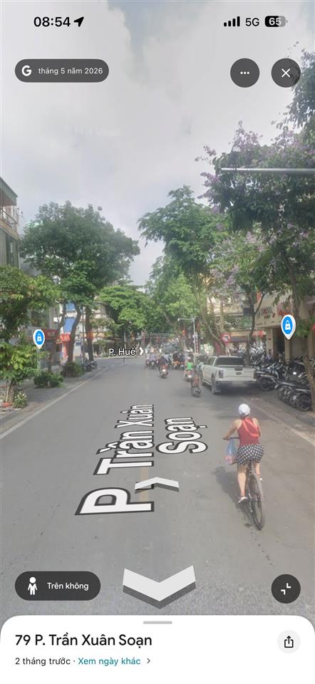 Cho thuê nhà mặt phố trần xuân soạn, dt 180m2x2 tầng, mt 7.5m, giá 120tr,  0968 896 ***