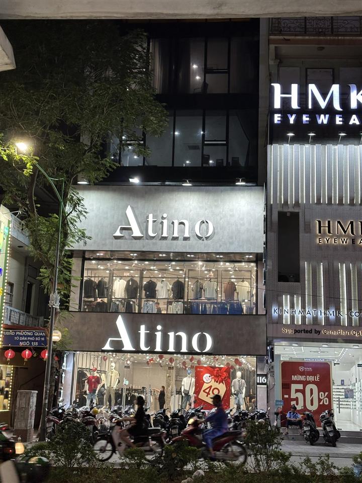 Cho thuê nhà mặt phố đường cầu giấy, dt 60m2 + lửng 20m2, mt 5m, giá 55tr/th,  0968 896 ***