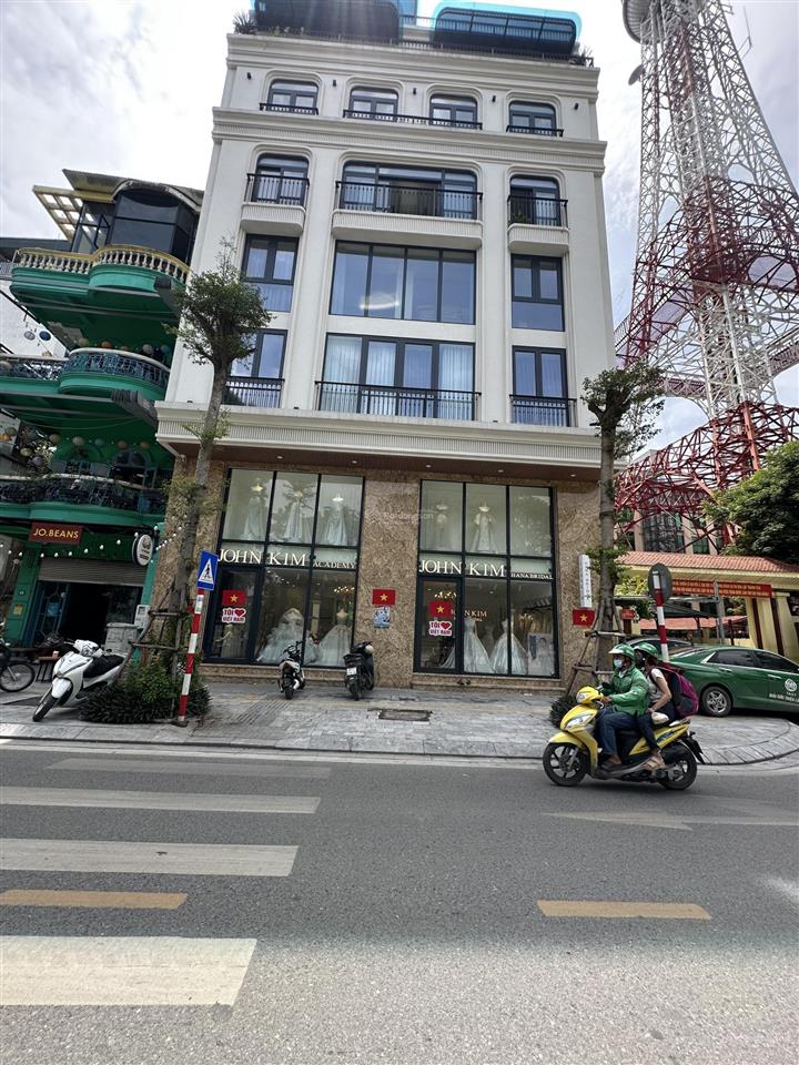 Cho thuê nhà mặt phố nguyễn thị định, dt 91m2x3,5 tầng, mt 6,8m, giá 80tr,  0968 896 ***