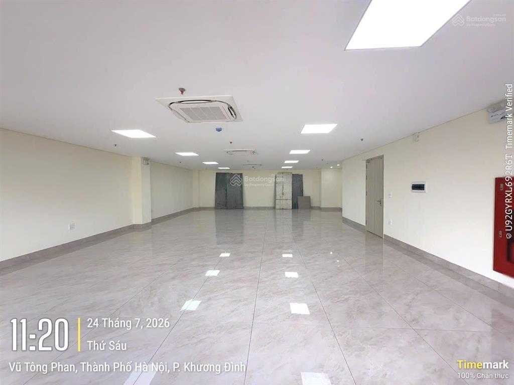 Cho thuê nhà mặt phố vũ tông phan, dt 178m2 x 7 tầng + hầm, mt 10m, giá 200tr,  0968 896 ***