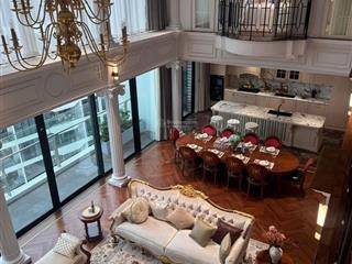 Bán penthouse duplex 401m² khu trung kính, lô góc, 4 ngủ, bể bơi riêng, nội thất cao cấp, 36 tỷ tl