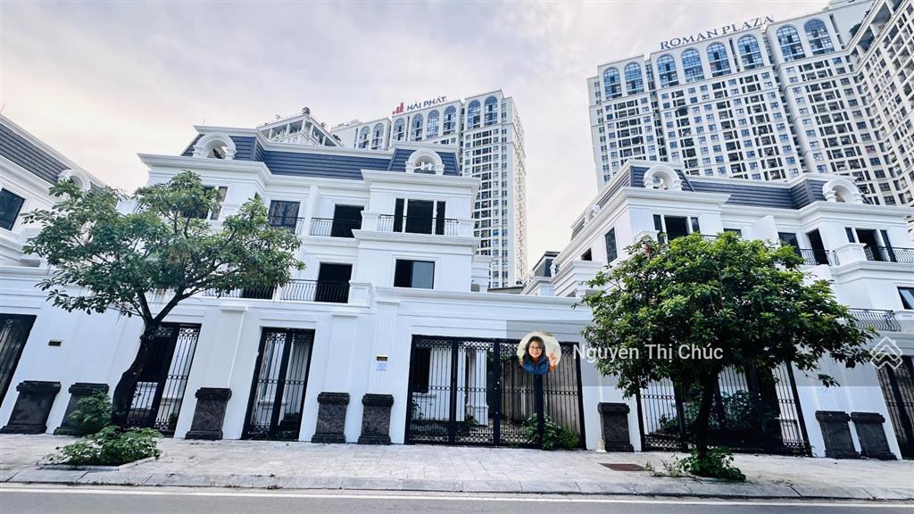 Bán biệt thự roman plaza tố hữu, 200m², mt 11m, 4 tầng, song lập, 44 tỷ tl