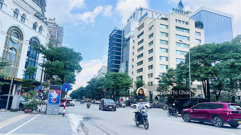 Bán 260m2 đất phân lô vỉa hè ô tô trần thái tông  mt 8.5m, xây 12 tầng làm vp, trụ sở 115 tỷ tl
