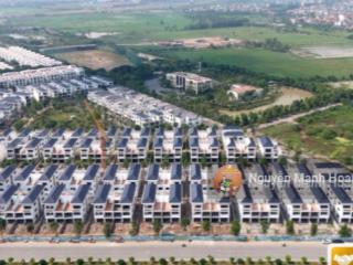 Bán biệt thự mặt kênh kđt thanh hà 372,93m2, mt 12m, đường 25m, giá 40 tỷ, view 30 tòa chung cư