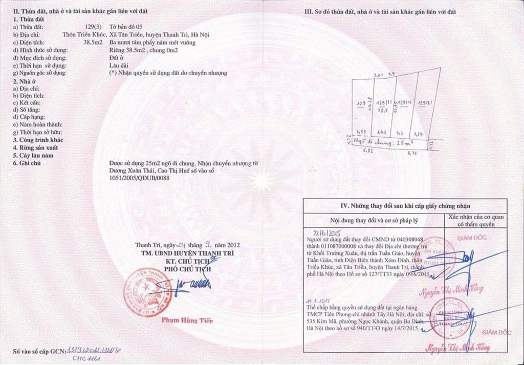 Cực hiếm! bán nhà triều khúc  thanh xuân, ngõ nông, 38,5m2  2 tầng  mt 3,43m, giá chỉ hơn 5 tỷ