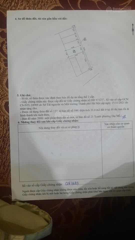 Cực hiếm! bán đất ngay luis đại mỗ  gần ngã tư vạn phúc 54m2  mt 4,84m, ngõ rộng, giá chỉ hơn 6tỷ