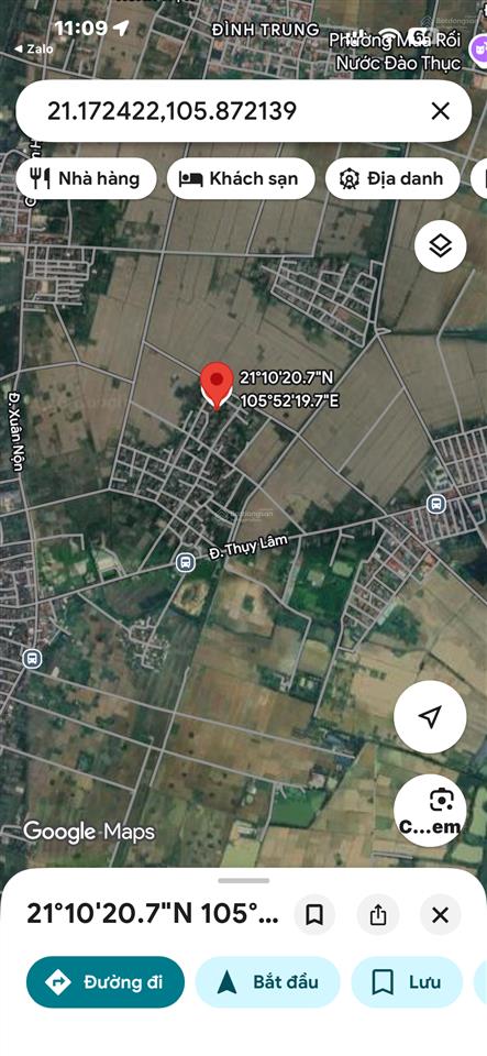Khách em gửi bán đất thôn đường yên xuân nộn đông anh, giá đầu tư cực tốt