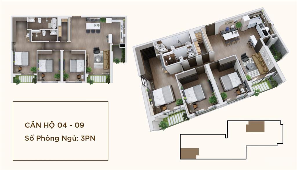 Bán căn hộ 107m2 3n2wc 8,5 tỷ tầng trung view cực đẹp nội thất đầy đủ có sổ tại hoàng thành pearl
