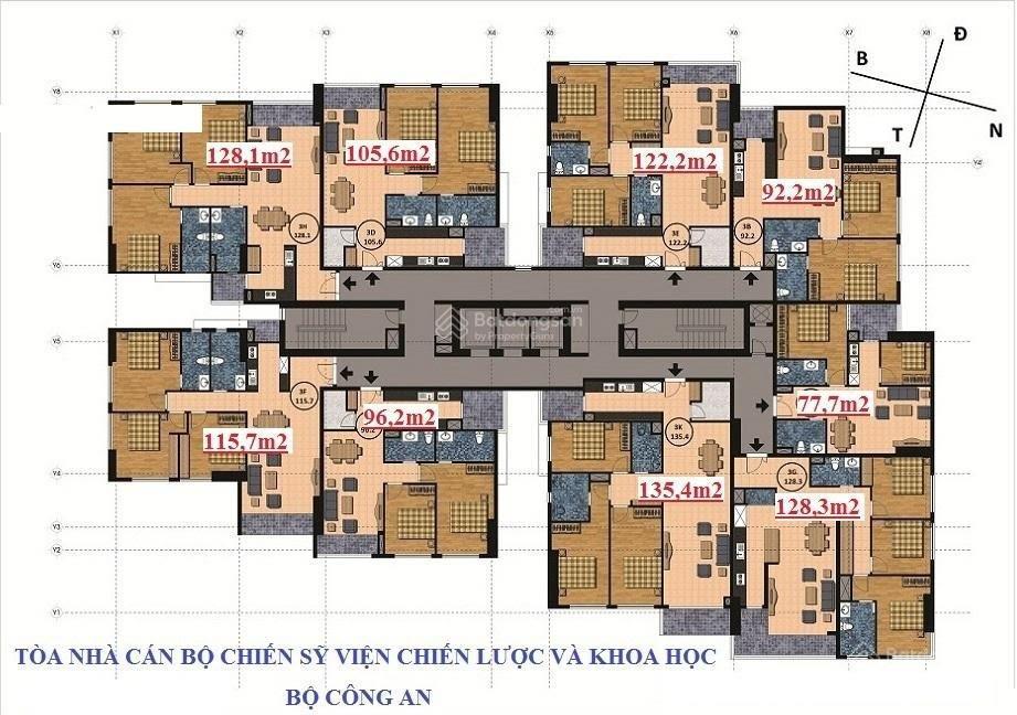 Bán căn hộ chung cư viện chiến lược khoa học công an, đường tú mỡ, yên hòa giá ưu đãi 8,5 tỷ, 130m2