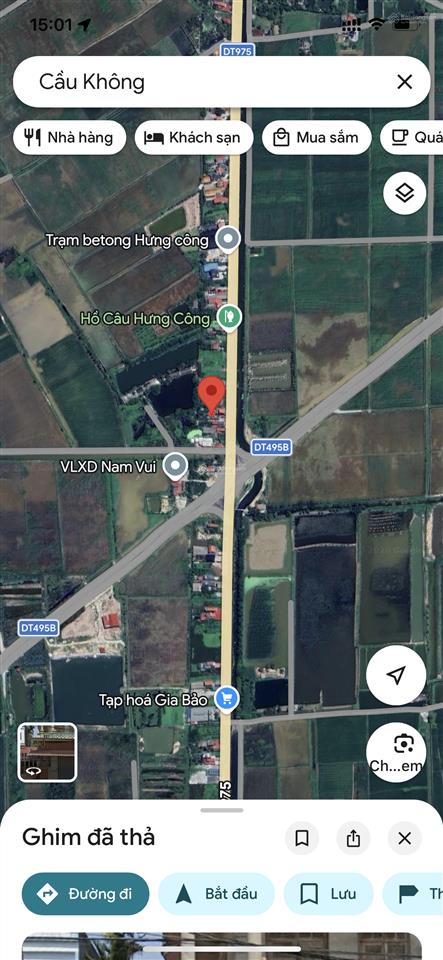 Bán nhà mặt đường 975 view sông, sát ngã tư đường 68m, 400m2, giá đầu tư 6.9 tỷ