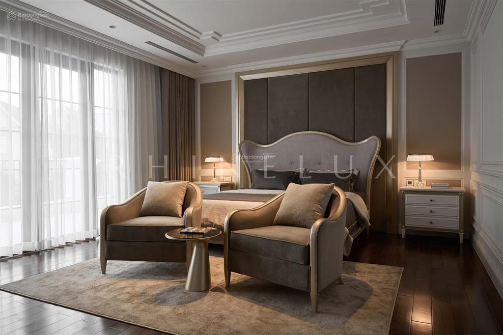 Bán biệt thự đơn lập hoa sữa vinhomes riverside  405m²  2 mặt view vườn hoa & sông  hàng hiếm