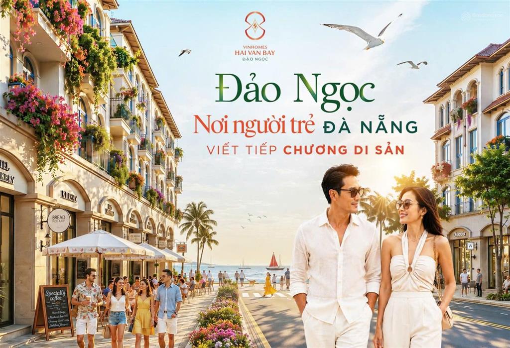 Bán biệt thự đơn lập đảo ngọc vinhomes hải vân bay  218,2m²  giãn xây 18 tháng  chỉ 14,5 tỷ
