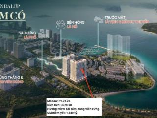 Bán chung cư view biển hạ long dự án prima bay  vay 0% 36 tháng  chiết khấu 18%  giá 1,4 tỷ/căn
