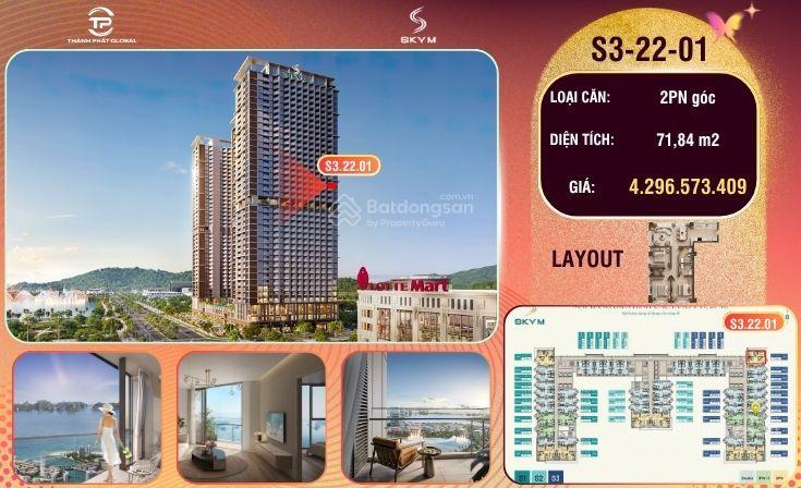 Cắt lỗ hàng ngoại giao căn s3.xx.01 view biển đông nam đẹp dự án skym hạ long  giảm giá sâu