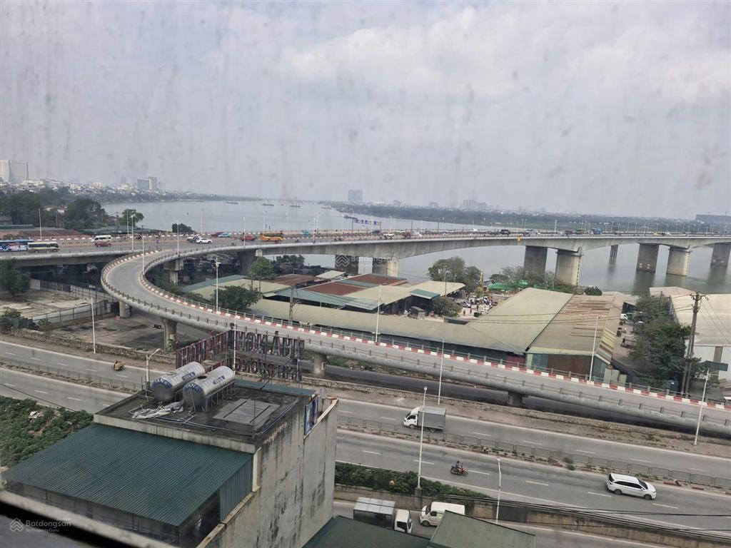 Cho thuê ch udic riverside vĩnh tuy, 95m2 12,5 tr/th, 3 ngủ, 2 wc, full đồ, view sông, gần đhkd&cn