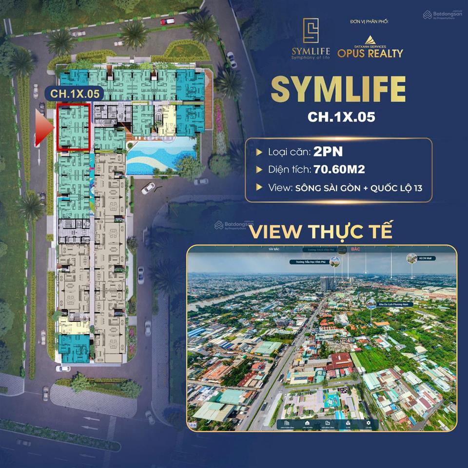 Cần ra hàng gấp căn đẹp symlife 70m2 giá tốt 2.72t do ngộp tài chính