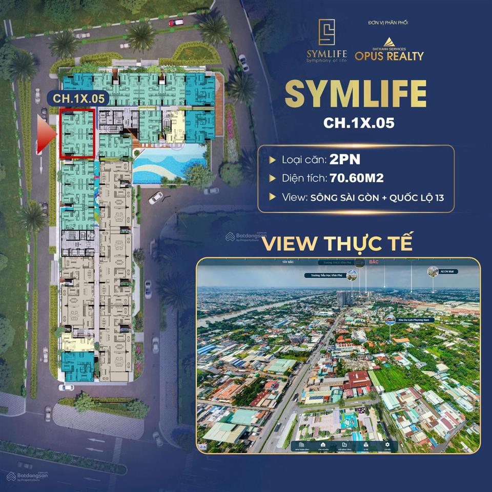 Cần ra hàng gấp căn đẹp symlife 70m2 giá tốt 2.72t do ngộp tài chính