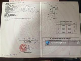 Bán miếng đất 5x23m thổ cư. giá 630tr đường giồng cát ngay chợ chiều tân phú trung, củ chi