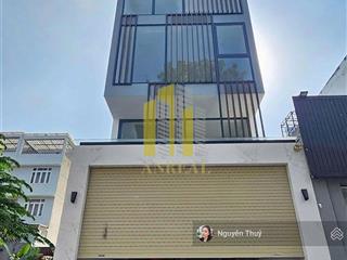 Cho thuê tòa văn phòng mới xây  hầm 5 lầu thang máy đường trần lựu giá 82 triệu