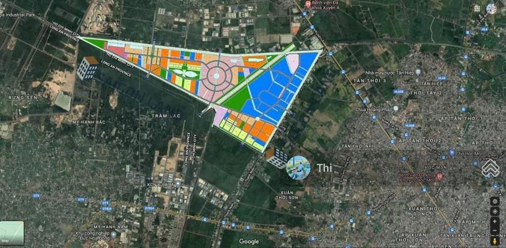 Đất 114m2 sát bên vin hóc môn giá chỉ 1,2 tỷ, vị trí ngay đường lê thị sắc, tân phú trung, củ chi