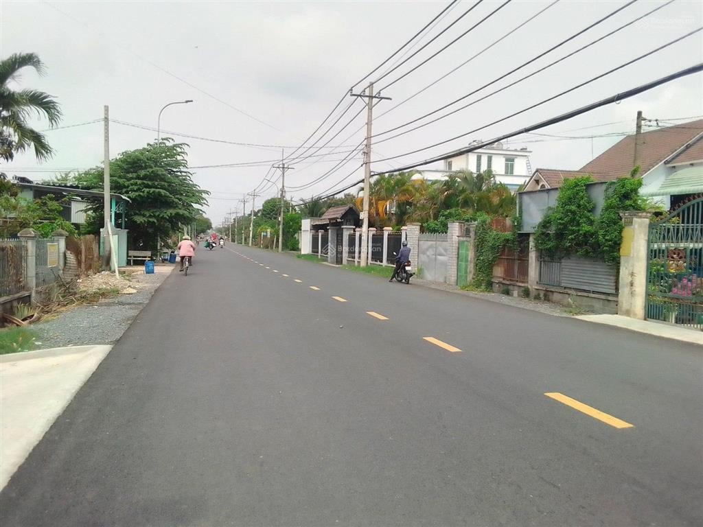 Đất mặt tiền gần kcn tây bắc củ chi giá 890 triệu 102m2 sổ hồng riêng, cách cầu vượt củ chi 1km