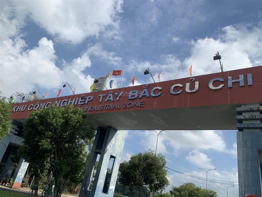 Đất mặt tiền gần kcn tây bắc củ chi giá 890 triệu 102m2 sổ hồng riêng, cách cầu vượt củ chi 1km