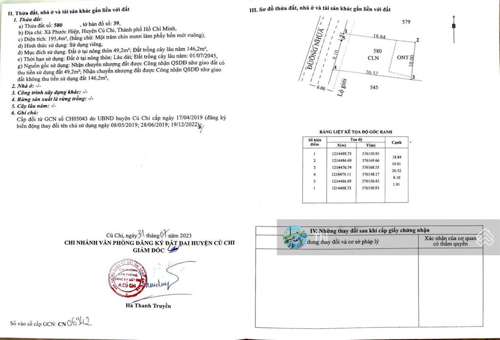 Mặt tiền kinh doanh 200m2 đường basa, tân an hội, củ chi giá 760tr sổ hồng riêng, sau kcn tây bắc