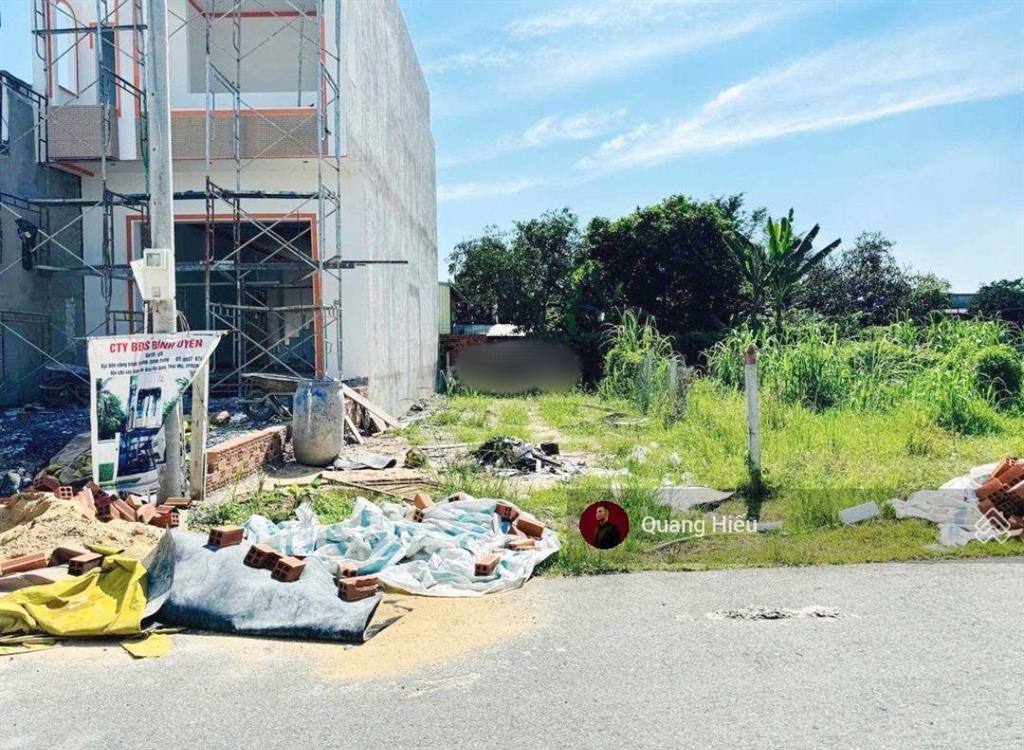 Bán lô đất 1 sẹc đ. trần văn chẩm, xã tân thông hội, củ chi, dt 80m2, sổ hồng riêng, giá 1 tỷ
