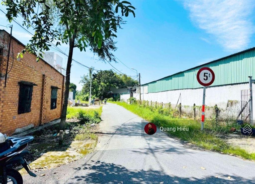 Bán lô đất 1 sẹc đ. trần văn chẩm, xã tân thông hội, củ chi, dt 80m2, sổ hồng riêng, giá 1 tỷ