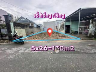 Bán lô đất 1 sẹc quốc lộ 22 gần agribank trảng bàng vào tầm 500m. dt 130m2 giá 700tr, sổ hồng riêng