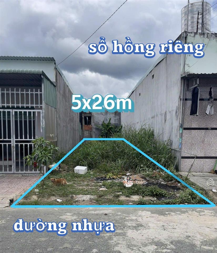 Bán đất 131m2 giá 1,3 tỷ đ.nguyễn thị lắng gần bệnh viện đa khoa xuyên á & kcn tân phú trung, shr