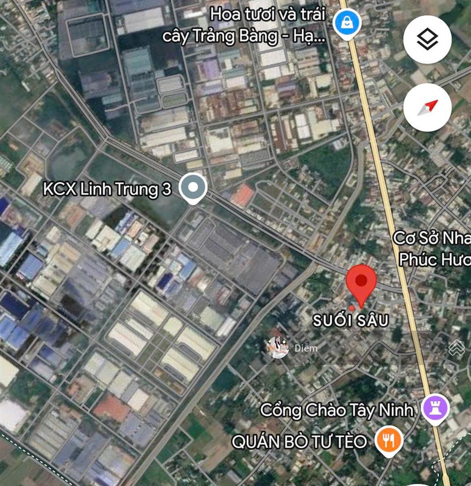 Bán lô đất đối diện kcn trảng bàng dt 200m2 giá 700tr, từ quốc lộ 22 vào tầm 50m, sổ hồng riêng